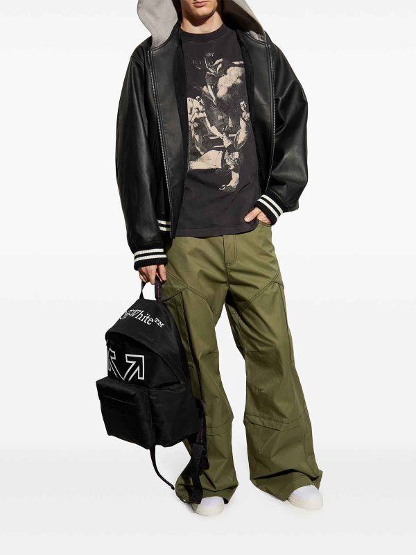 OFF-WHITE: t-shirts online - Martydom Slim Tee