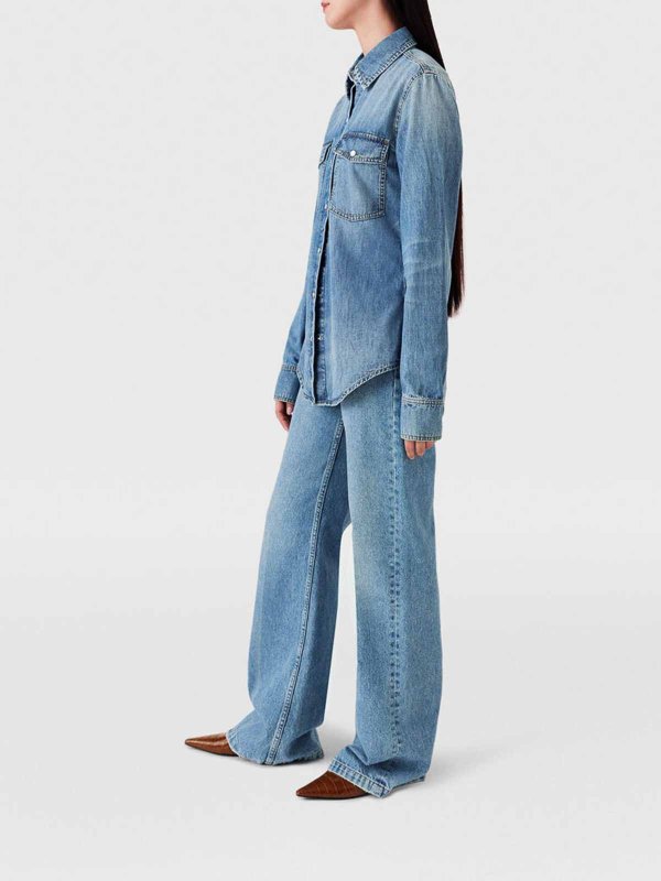STELLA McCARTNEY: Jeans évasés online - Jean Bootcut - Bleu