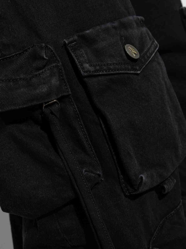 The Attico buy online ストレートジーンズ - 黒