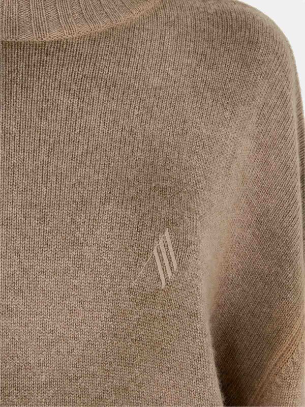 The Attico: U-Boot-Ausschnitt online - U-Boot-Pullover - Camel