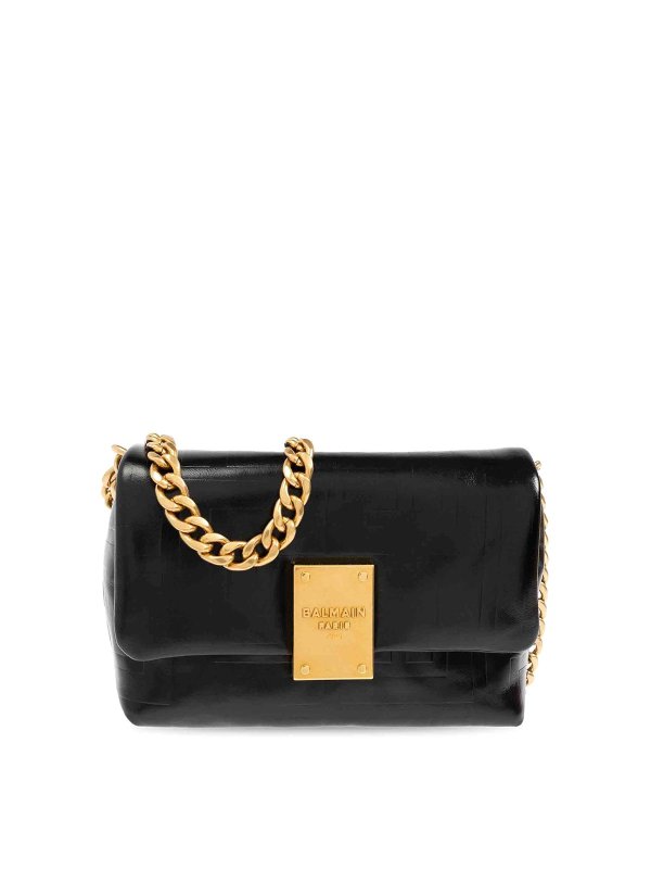 Balmain: borse a tracolla - 1945 Borsa Mini-Crinkled