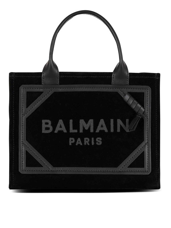 Balmain: Sacs à main - Sac Cabas - Noir