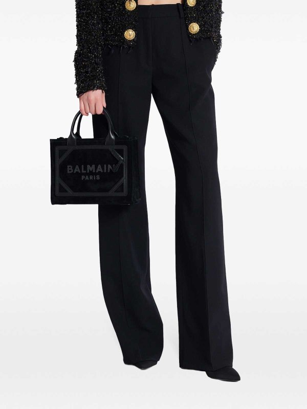 The Best Shops Balmain: Sacs à main - Sac Cabas - Noir