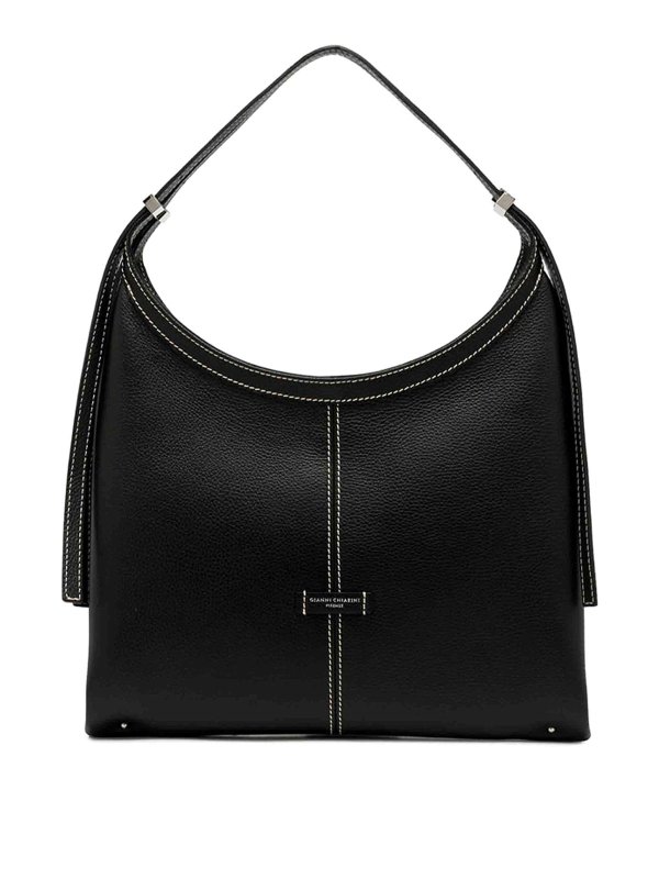 GIANNI CHIARINI: トートバッグ - トートバッグ - 黒