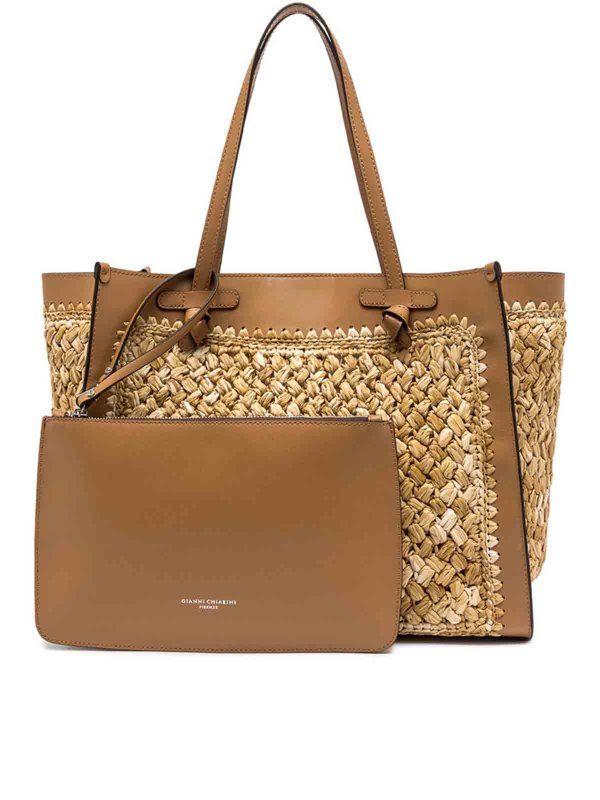 GIANNI CHIARINI buy online トートバッグ - ブラウン
