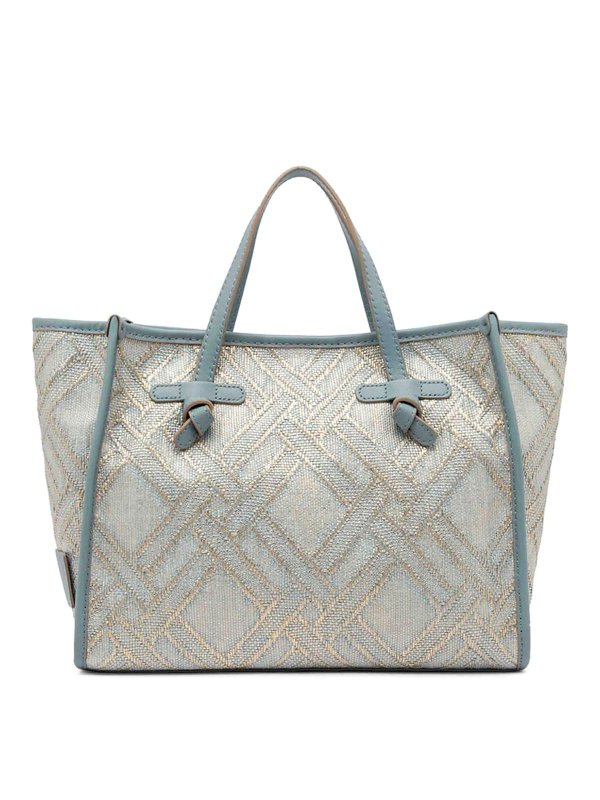 GIANNI CHIARINI: Handtaschen - Shopper - Hellblau