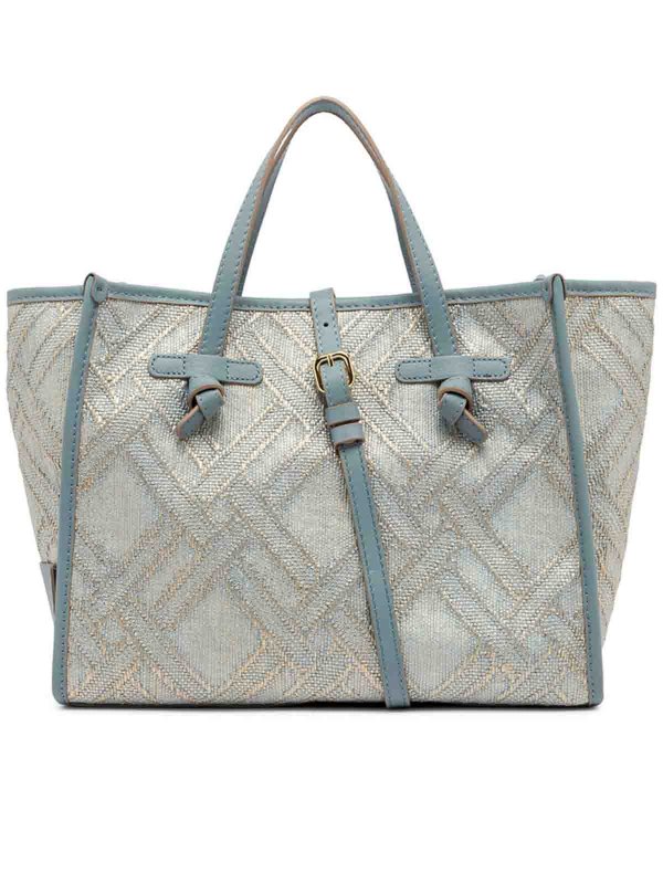 GIANNI CHIARINI: Handtaschen online - Shopper - Hellblau