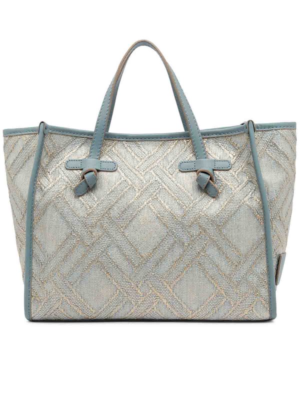 The Best Shops GIANNI CHIARINI: Handtaschen - Shopper - Hellblau