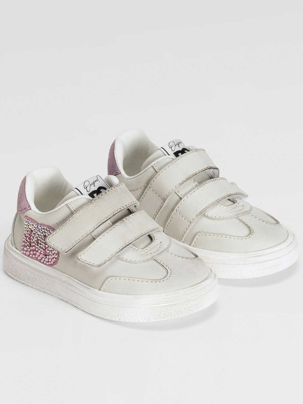 Dolce & Gabbana Jr: Chaussures de sport online - Baskets - Blanc