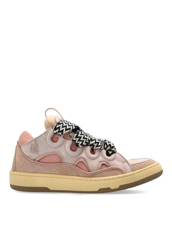 LANVIN: Chaussures de sport - Baskets - Rose Clair