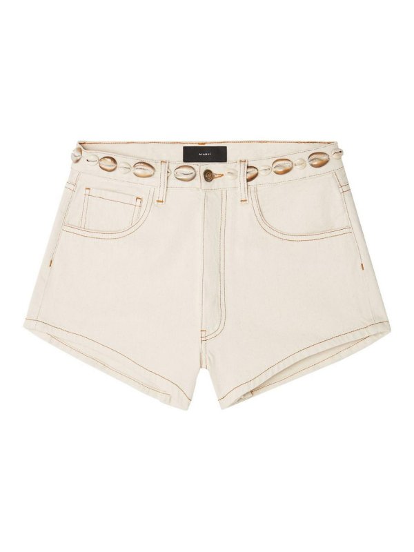 ALANUI: Trousers Shorts - Ocean Dream Denim  Shorts