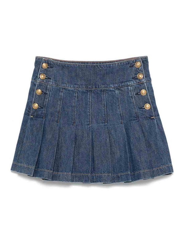 ALICE+OLIVIA: Minifaldas - Falda Semilarga - Lavado Oscuro