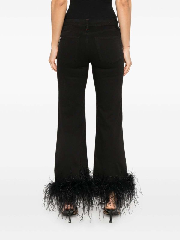 Denim With Feathers shop online: ALICE+OLIVIA