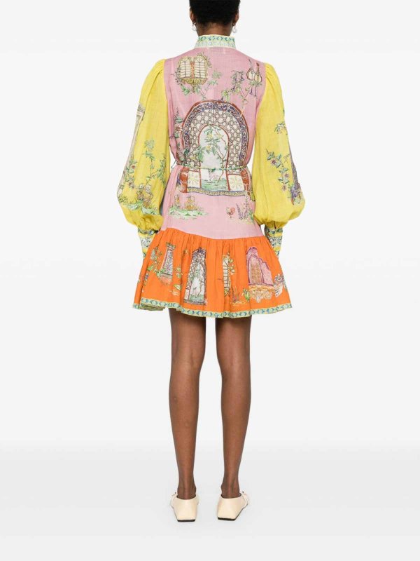 ショートドレス - マルチカラー shop online: ALEMAIS