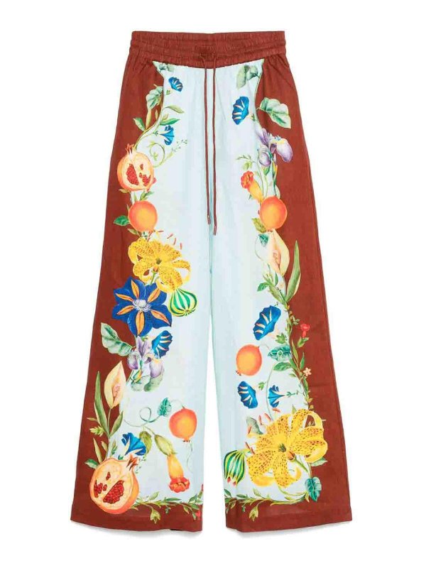 ALEMAIS: カジュアルトラウザー - カジュアルパンツ - ライトブルー