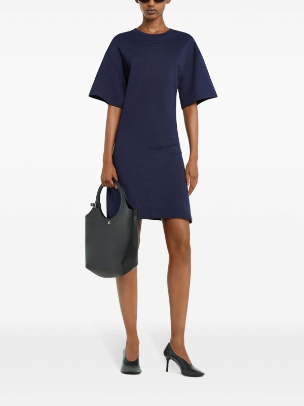 The Best Shops Courreges: ショートドレス - ショートドレス - ブルー