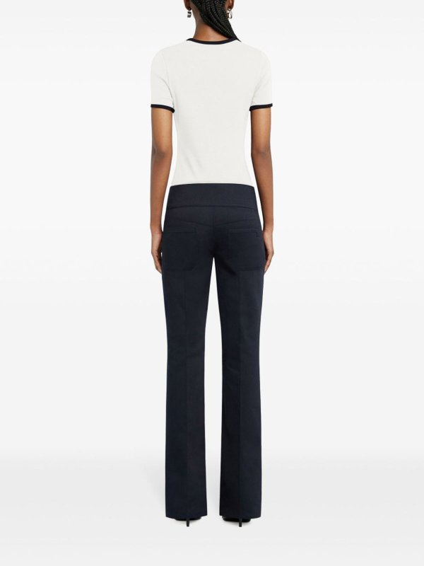 Courreges: t-shirts online - Signature Contrast Tee