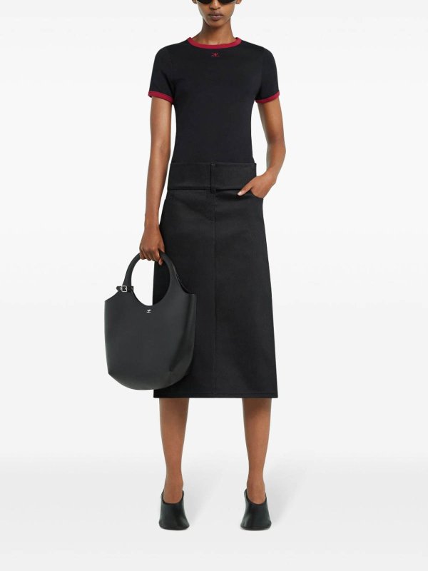 The Best Shops Courreges: Tシャツ - Tシャツ - 黒