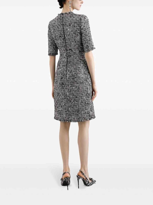 膝丈ドレス - グレー shop online: DOLCE & GABBANA