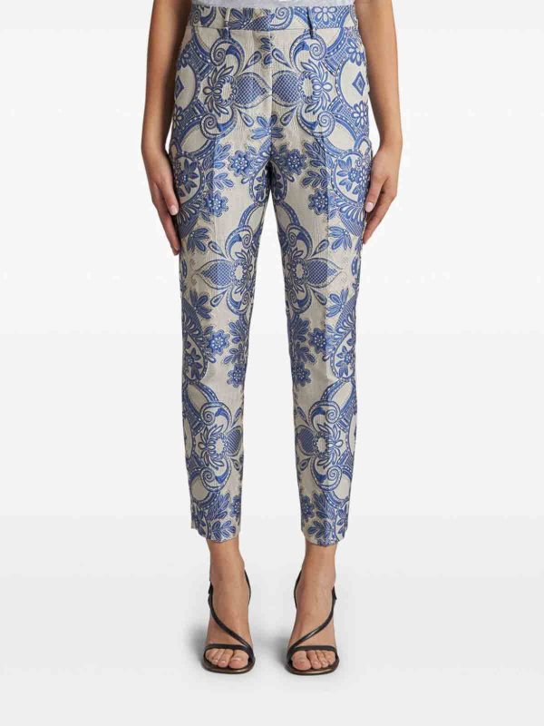 ETRO: jeans dritti, a sigaretta online - Pantaloni Jacquard