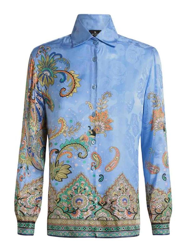 ETRO: shirts - Paisley Print Shirt
