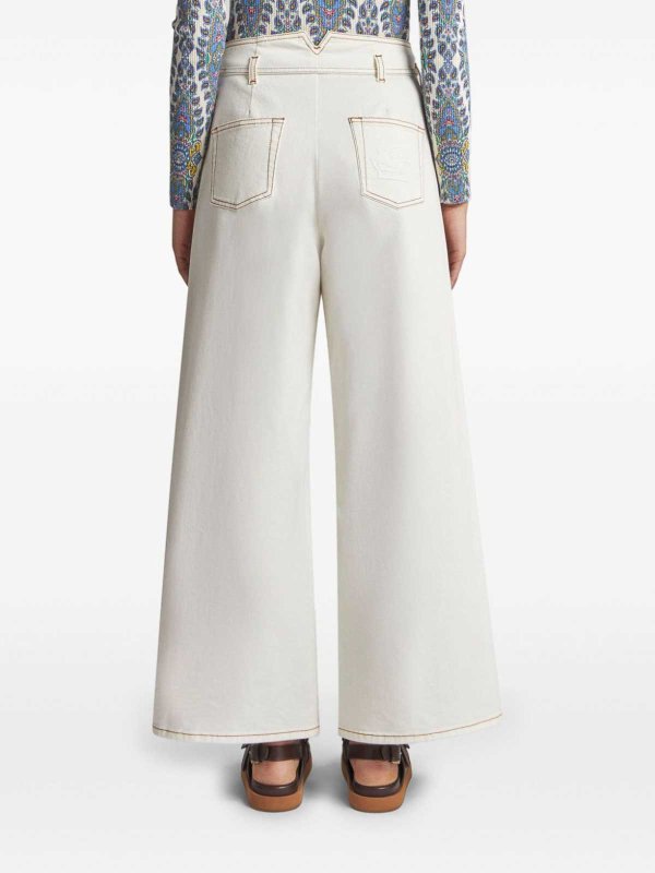 Jeans Boot-Cut - Blanco shop online: ETRO