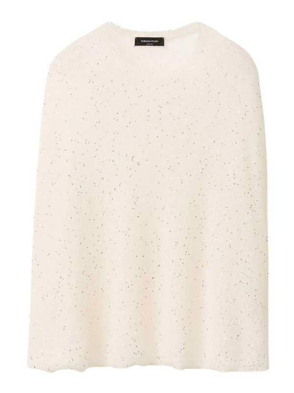 FABIANA FILIPPI: crew necks - Embroidered Sequin Sweater
