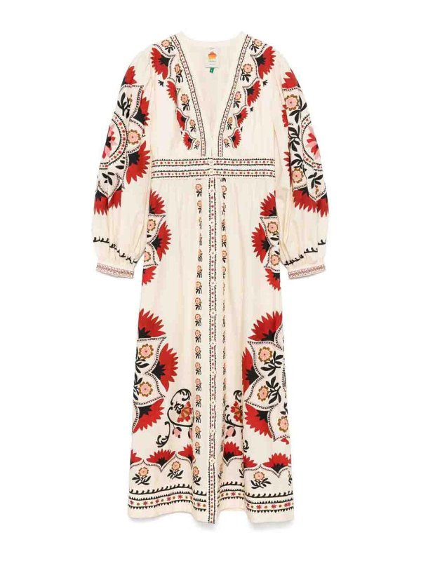 FARM RIO: Maxikleider - Maxikleid - Rot