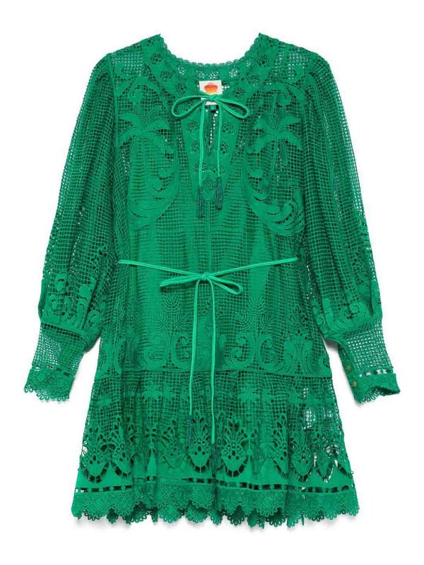FARM RIO: Robes courtes - Robe Courte - Vert