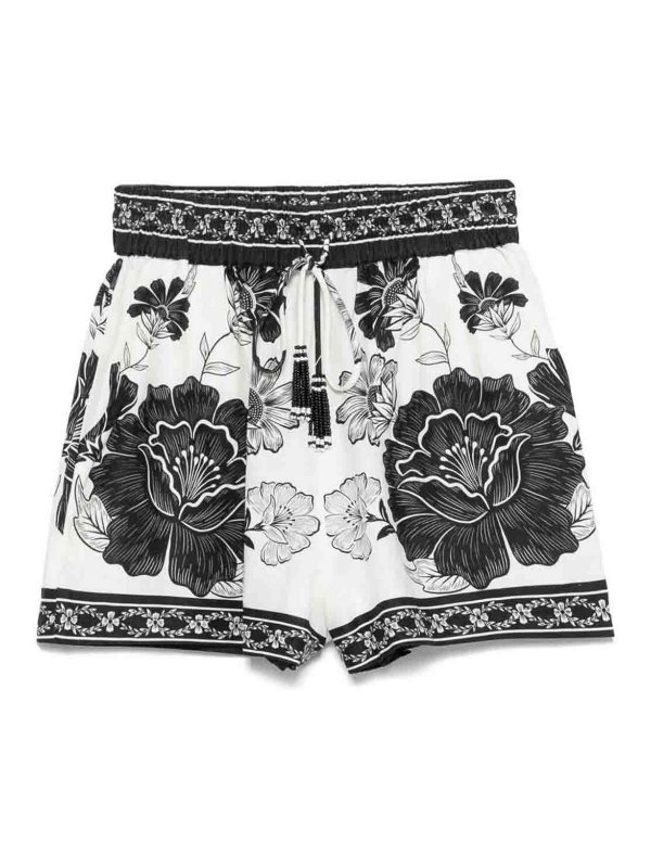 FARM RIO: Trousers Shorts - Leopard Shorts