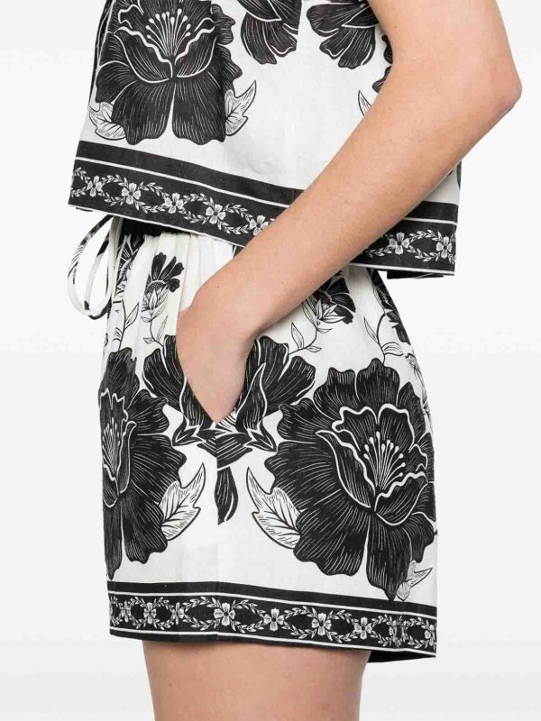 FARM RIO: Trousers Shorts online - Leopard Shorts