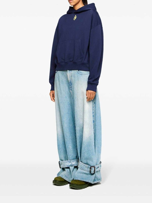 The Best Shops J.W. ANDERSON: Sweatshirts und Pullover - Sweatshirt - Blau