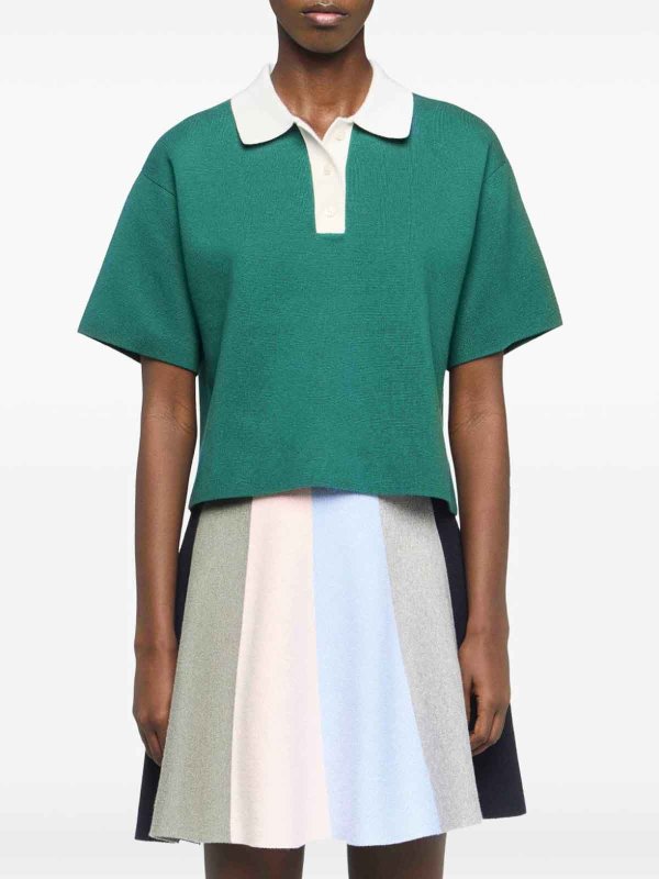 J.W. ANDERSON: Tops y camisetas sin mangas online - Top - Verde
