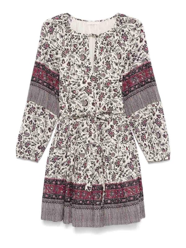 ULLA JOHNSON: ショートドレス - ショートドレス - 赤