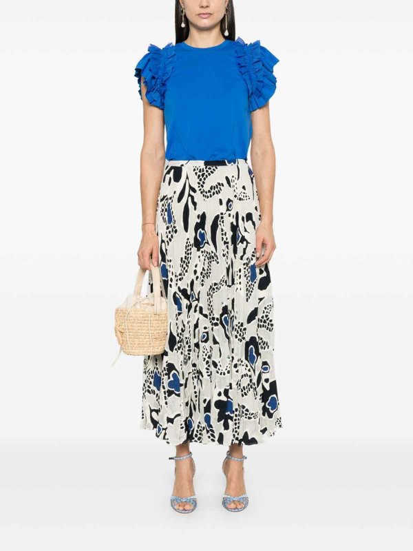 The Best Shops ULLA JOHNSON: トップス＆タンクトップ - トップ/タンクトップ - ブルー