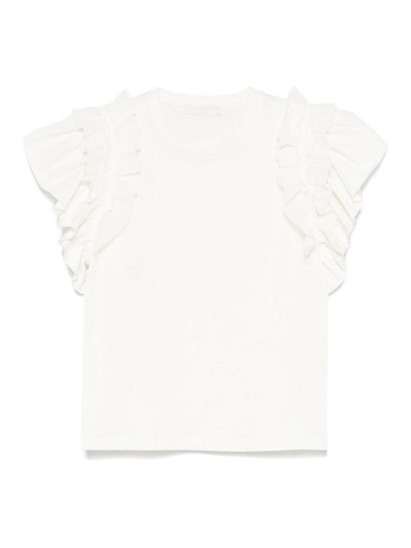 ULLA JOHNSON: Tops & Débardeurs - Top - Blanc