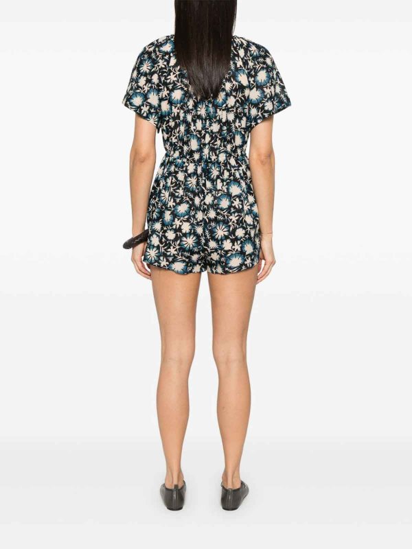 ジャンプスーツ - ブルー shop online: ULLA JOHNSON