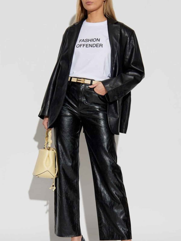 VICTORIA BECKHAM: Strickpullover mit Rundhalsausschnitt online - Rundhalspullover - Weiß