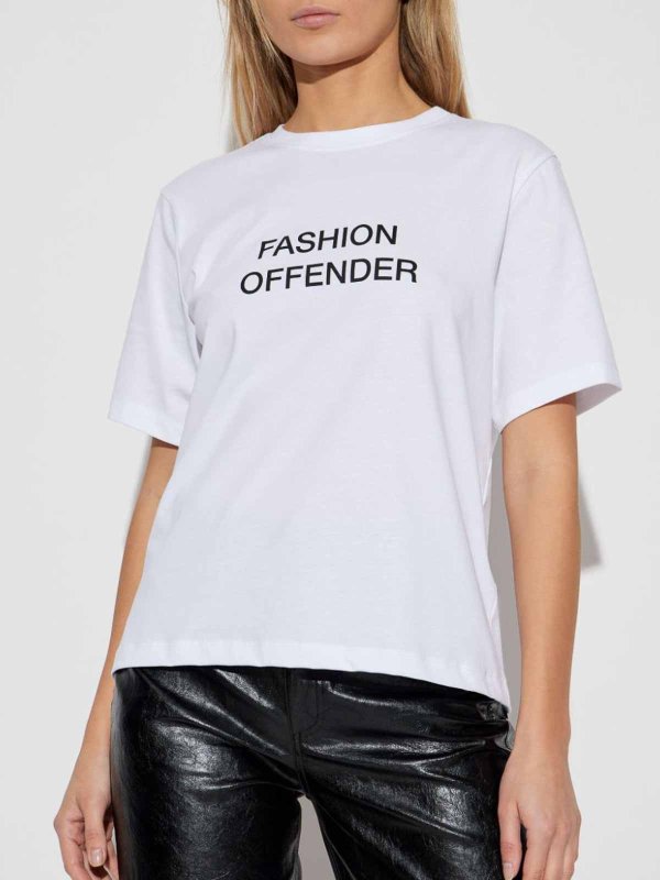 The Best Shops VICTORIA BECKHAM: Strickpullover mit Rundhalsausschnitt - Rundhalspullover - Weiß