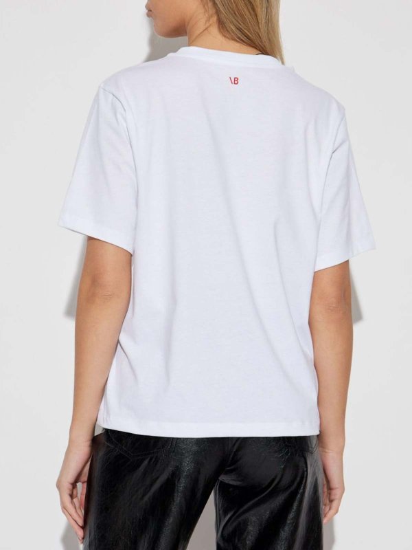 Rundhalspullover - Weiß shop online: VICTORIA BECKHAM