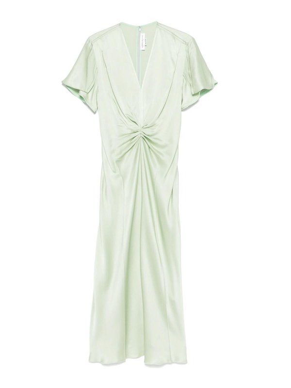 VICTORIA BECKHAM: Maxi robe - Maxi Robe - Vert