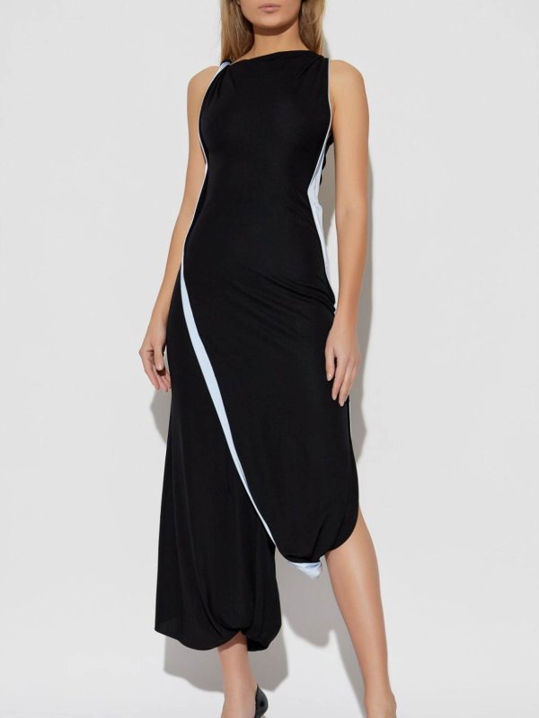 The Best Shops VICTORIA BECKHAM: Knielange Kleider - Knielanges Kleid - Hellblau