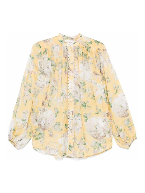 ZIMMERMANN: ブラウス - ブラウス - イエロー