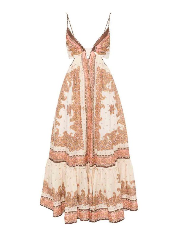 ZIMMERMANN: Maxi robe - Maxi Robe - Orange