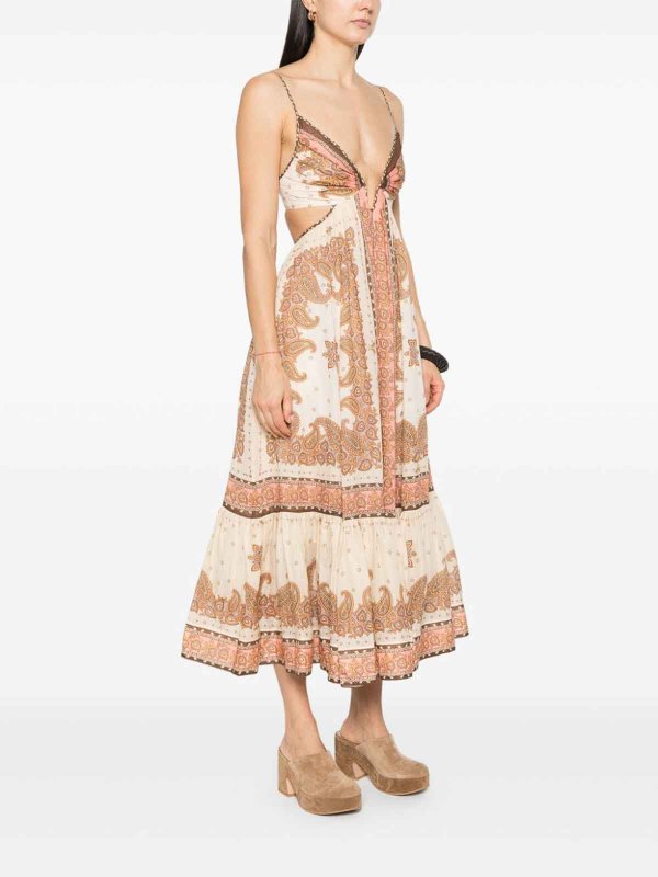 ZIMMERMANN: Maxi robe online - Maxi Robe - Orange