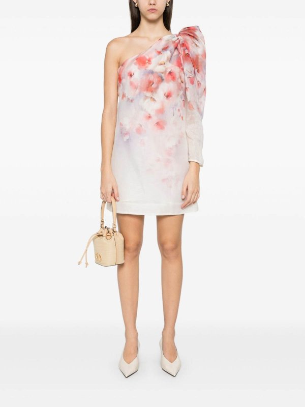 The Best Shops ZIMMERMANN: Kurze Kleider - Kurzes Kleid - Weiß
