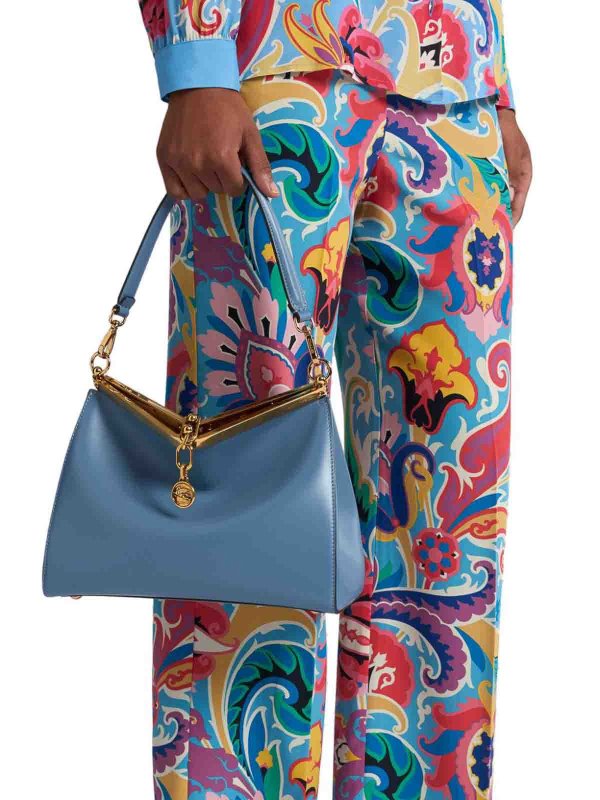 The Best Shops ETRO: Clutch - Pochette - Bleu Clair