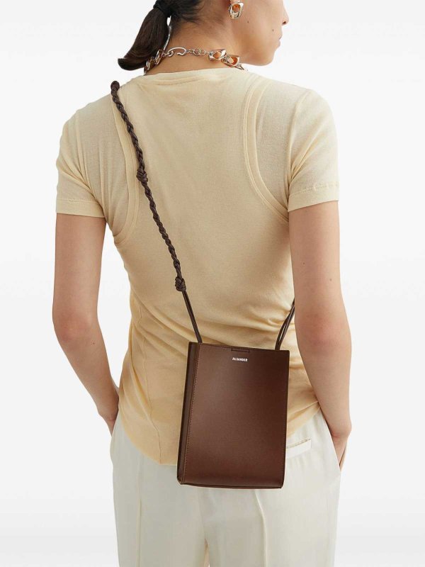 JIL SANDER: ショルダーバッグ online - ショルダーバッグ - ブラウン