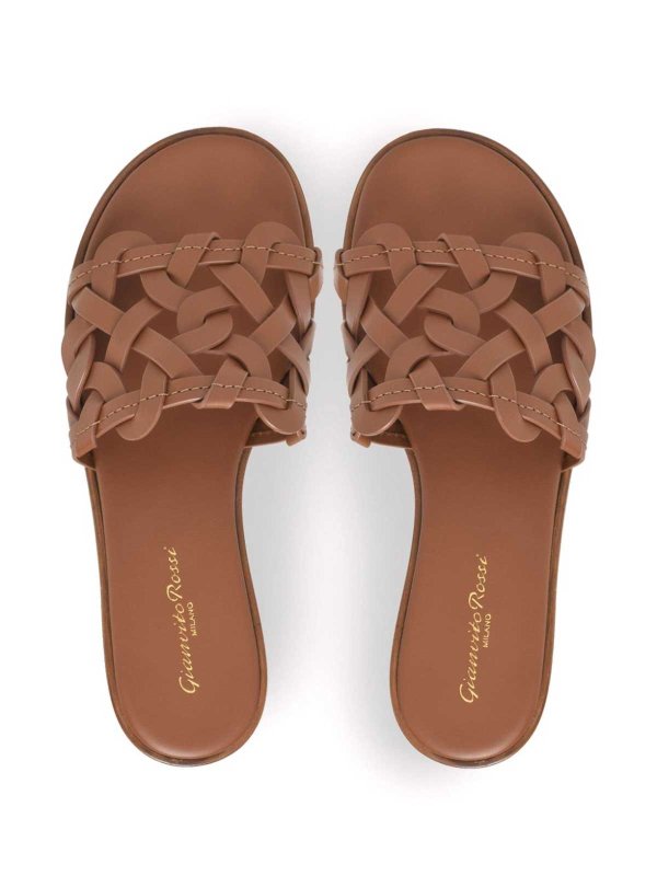 Gianvito Rossi: Sandalias online - Sandalias - Marrón