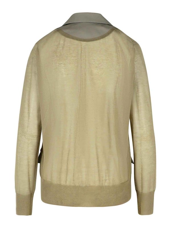 791: blazers online - Green Cotton Blend Blazer